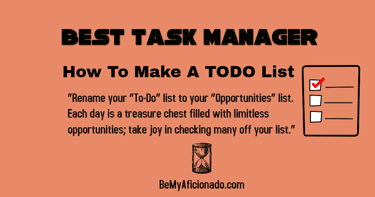 creating a todo list